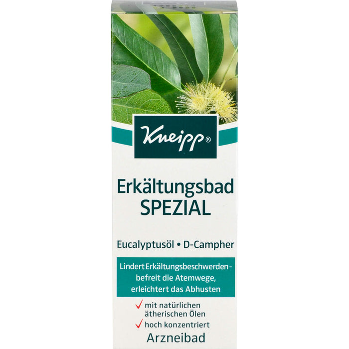 Kneipp Erkältungsbad Spezial befreit die Atemwege und erleichtert das Abhusten, 200 ml Badezusatz