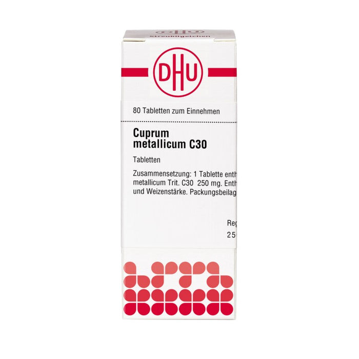 DHU Cuprum metallicum C30 Tabletten, 80 pcs. Tablets