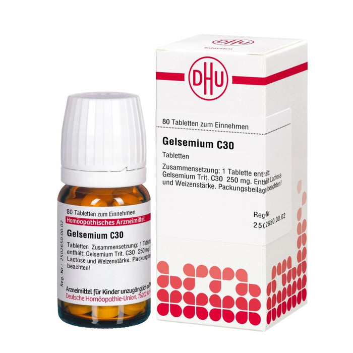 Gelsemium C30 DHU Tabletten, 80 St. Tabletten