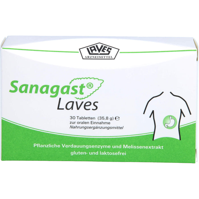 Sanagast Laves Tabletten, 30 pc Tablettes