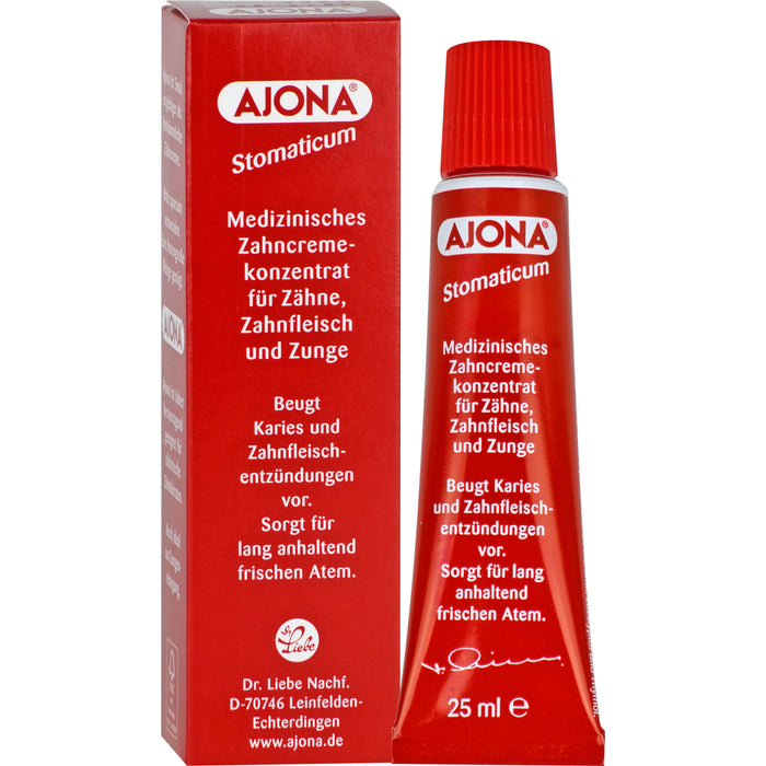 Ajona Stomaticum medizinsches Zahncremekonzentrat, 25 ml Zahncreme