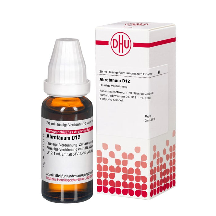 DHU Abrotanum D12 Dilution, 20 ml Lösung