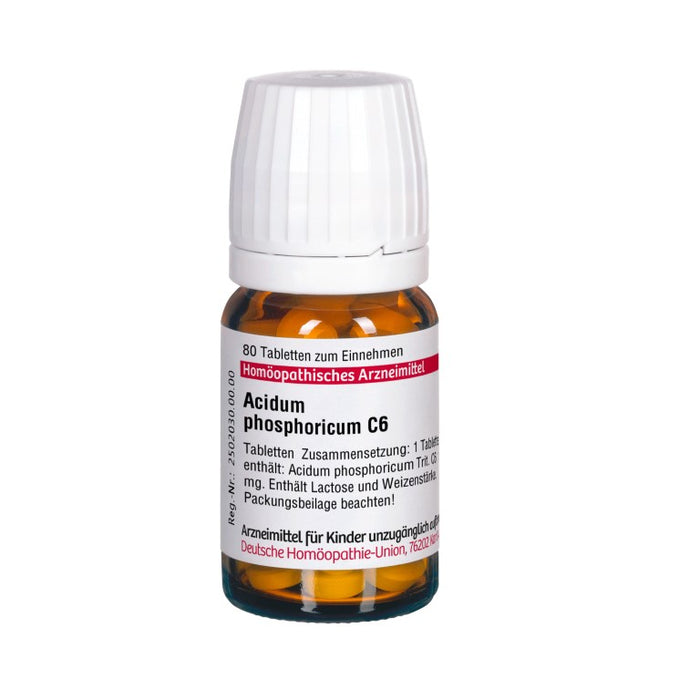 DHU Acidum phosphoricum C6 Tabletten, 80 St. Tabletten