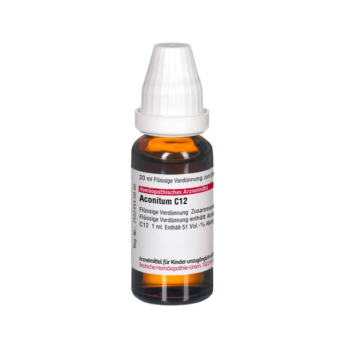 DHU Aconitum C12 Dilution, 20 ml Lösung