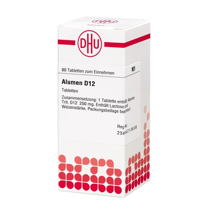 DHU Alumen D12 Tabletten, 80 pc Tablettes