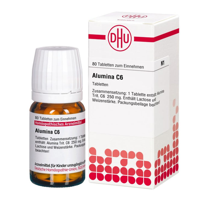 Alumina C6 DHU Tabletten, 80 St. Tabletten