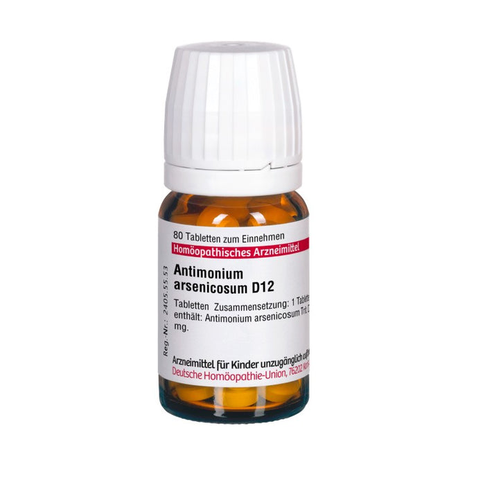 Antimonium arsenicosum D12 DHU Tabletten, 80 St. Tabletten