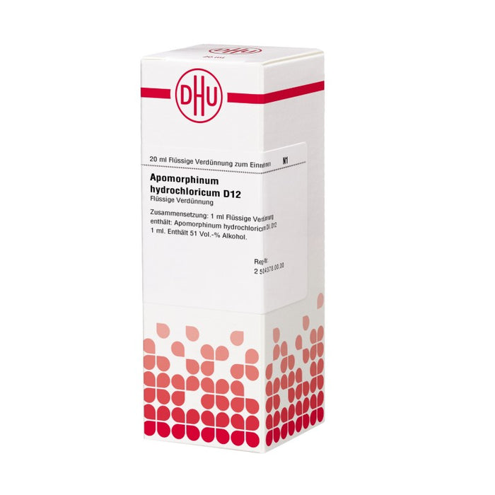 Apomorphinum hydrochloricum D12 DHU Dilution, 20 ml Lösung