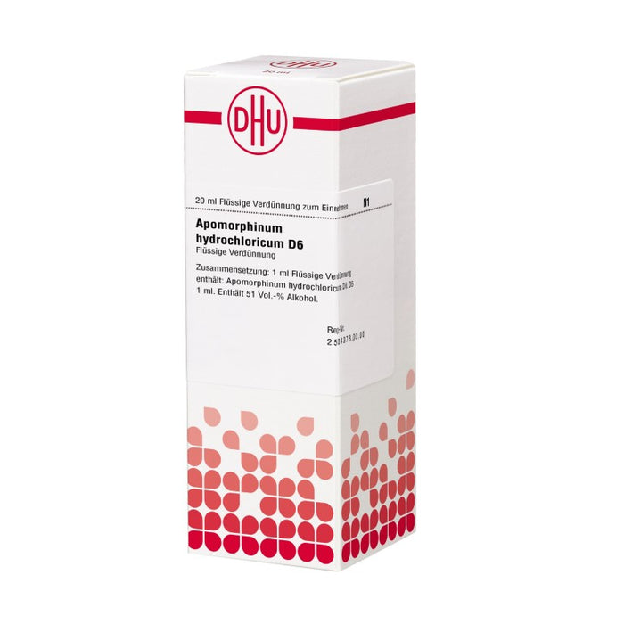 Apomorphinum hydrochloricum D6 DHU Dilution, 20 ml Lösung