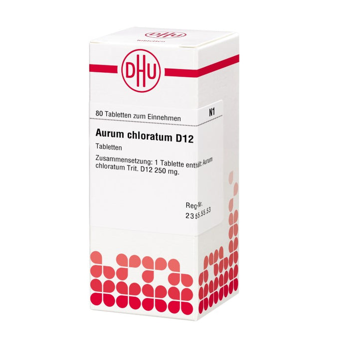 DHU Aurum chloratum D12 Tabletten, 80 St. Tabletten