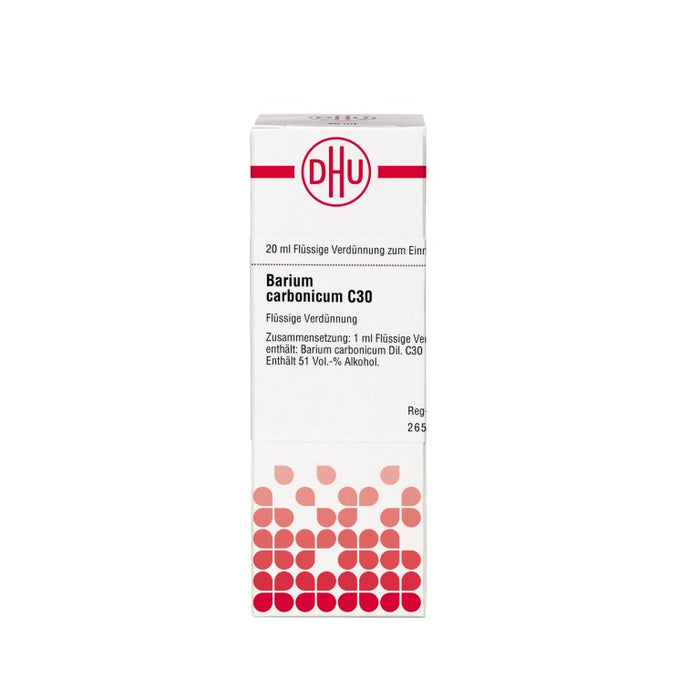 Barium carbonicum C30 DHU Dilution, 20 ml Lösung