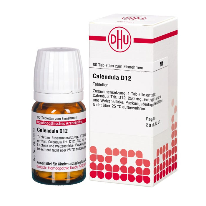 Calendula D12 DHU Tabletten, 80 St. Tabletten