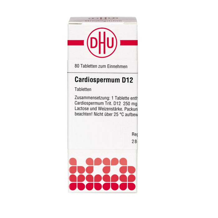 DHU Cardiospermum D12 Tabletten, 80 pcs. Tablets