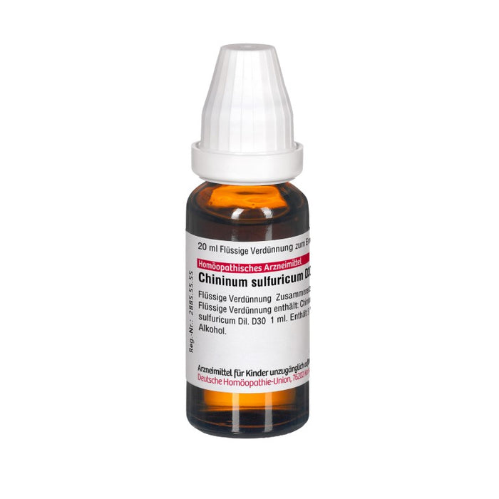 Chininum sulfuricum D30 DHU Dilution, 20 ml Lösung