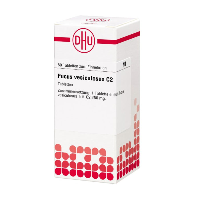 DHU Fucus vesiculosus C2 Tabletten, 80 St. Tabletten