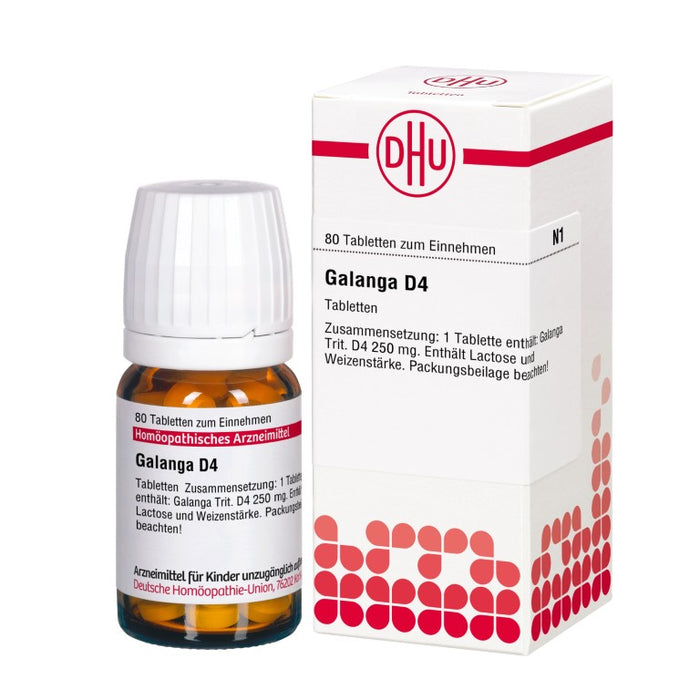 Galanga D4 DHU Tabletten, 80 St. Tabletten