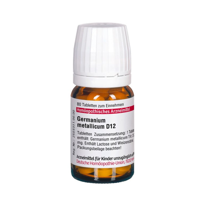 DHU Germanium metallicum D12 Tabletten, 80 St. Tabletten