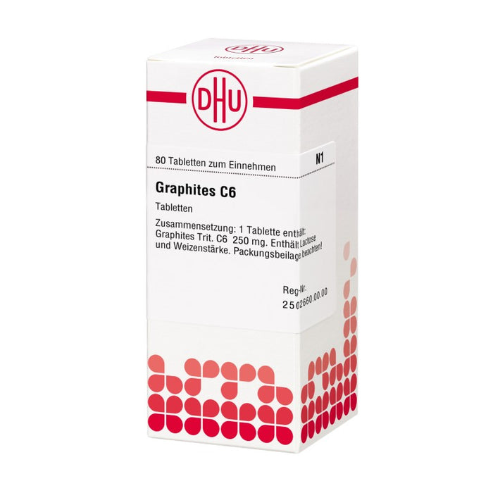 DHU Graphites C6 Tabletten, 80 pc Tablettes