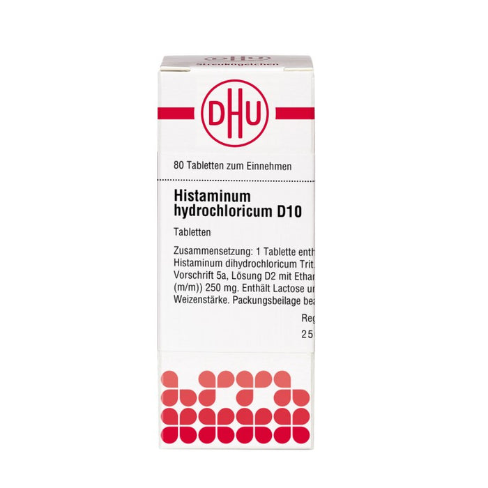 DHU Histaminum hydrochloricum D10 Tabletten, 80 pc Tablettes