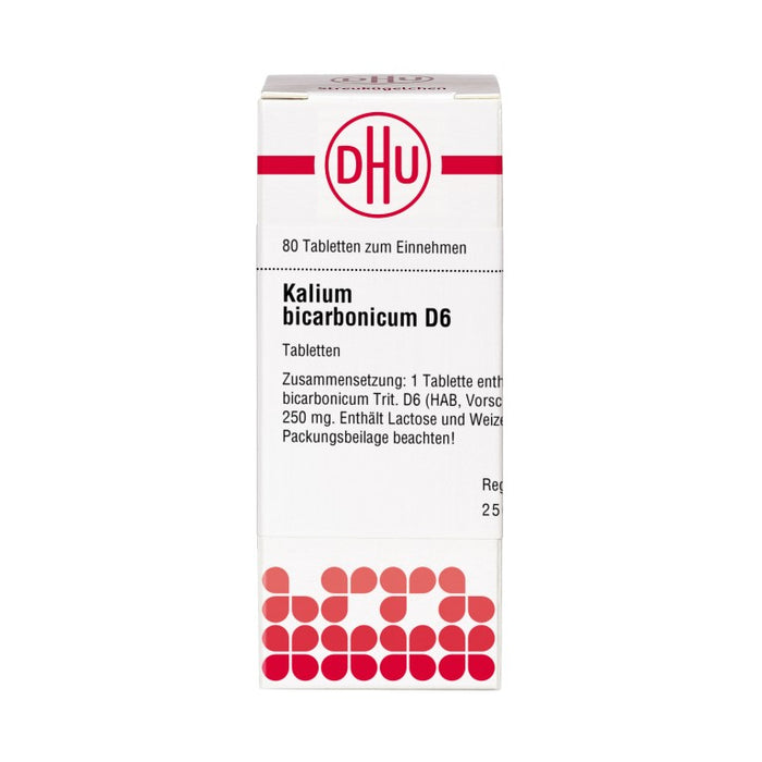 Kalium bicarbonicum D6 DHU Tabletten, 80 St. Tabletten