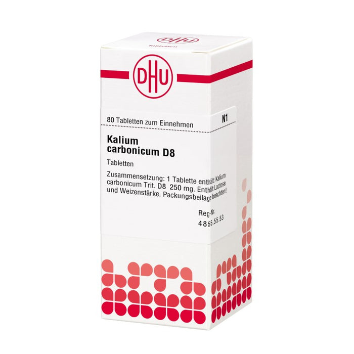 Kalium carbonicum D8 DHU Tabletten, 80 St. Tabletten