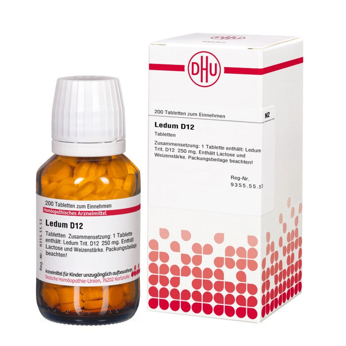 DHU Ledum D12 Tabletten, 200 St. Tabletten