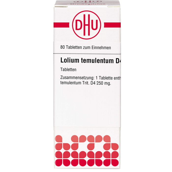 Lolium temulentum D4 DHU Tabletten, 80 St. Tabletten