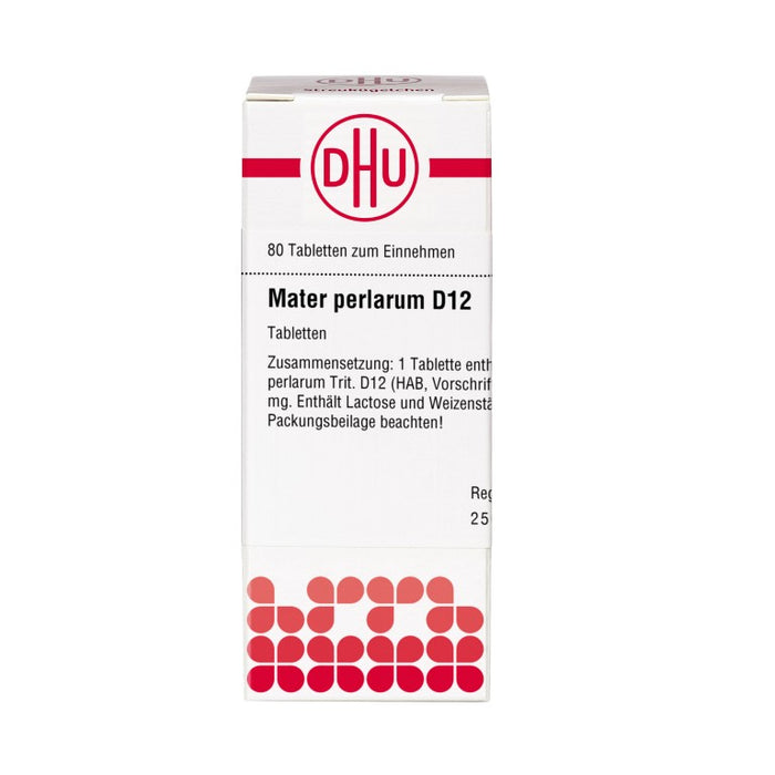 DHU Mater perlarum D12 Tabletten, 80 pc Tablettes