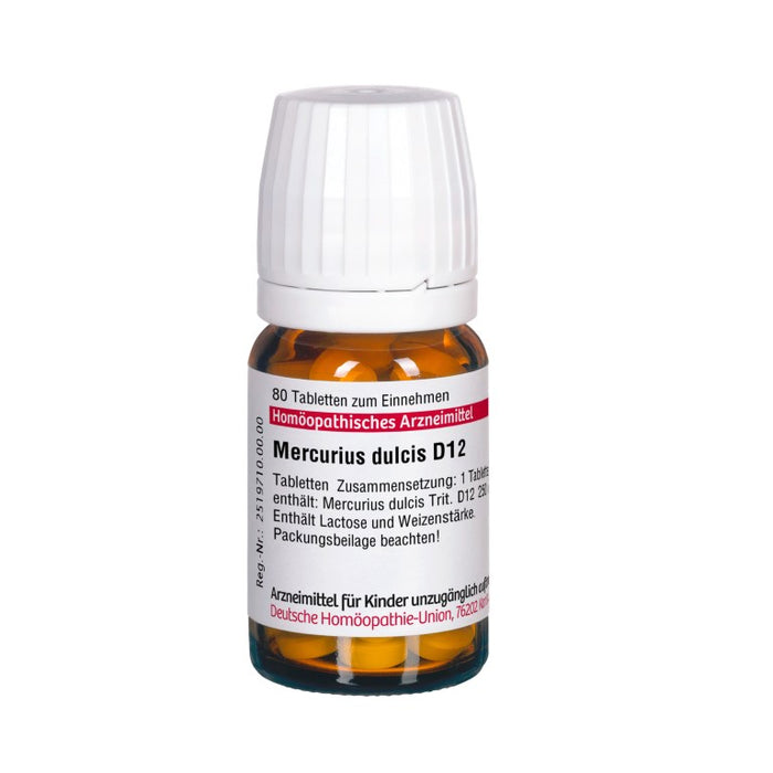 Mercurius dulcis D12 DHU Tabletten, 80 St. Tabletten