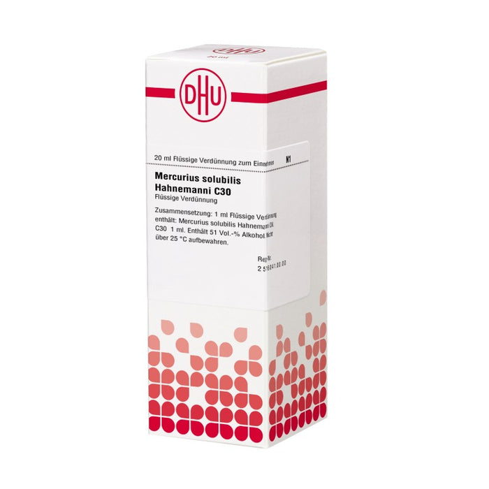 DHU Mercurius solubilis Hahnemanni C30 Dilution, 20 ml Lösung