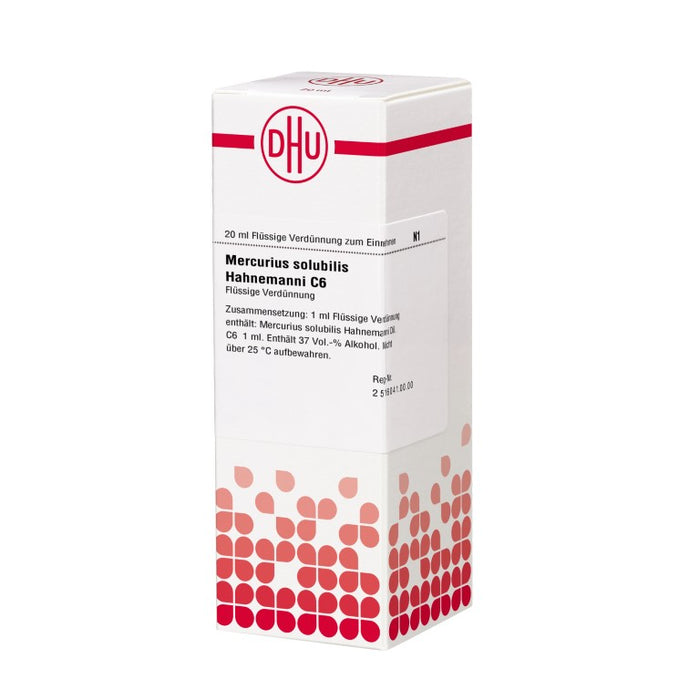 DHU Mercurius solubilis Hahnemanni C6 Dilution, 20 ml Lösung