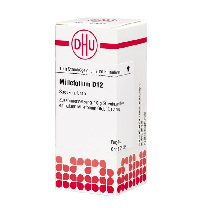 DHU Millefolium D12 Streukügelchen, 10 g Globuli