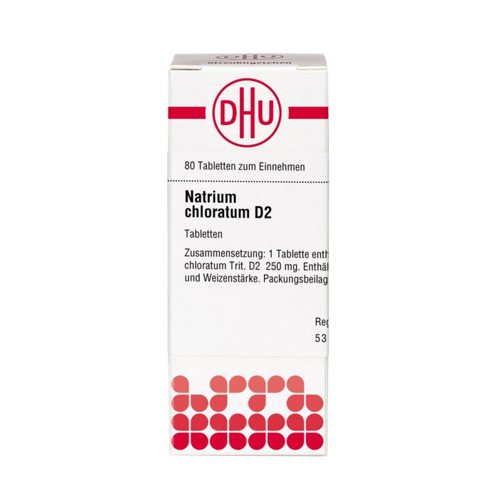 DHU Natrium chloratum D2 Tabletten, 80 St. Tabletten