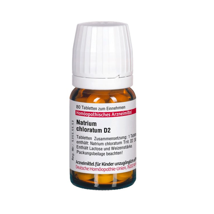 DHU Natrium chloratum D2 Tabletten, 80 St. Tabletten