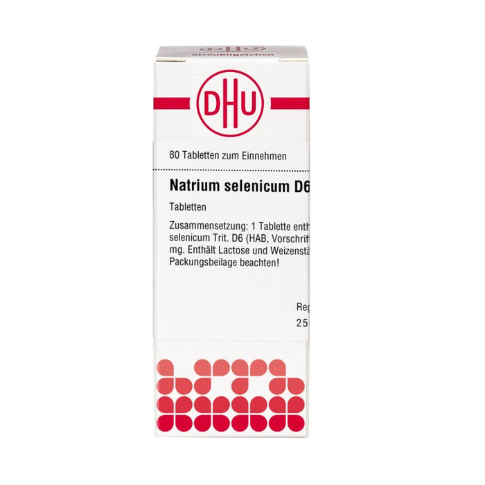 DHU Natrium selenicum D6 Tabletten, 80 pc Tablettes