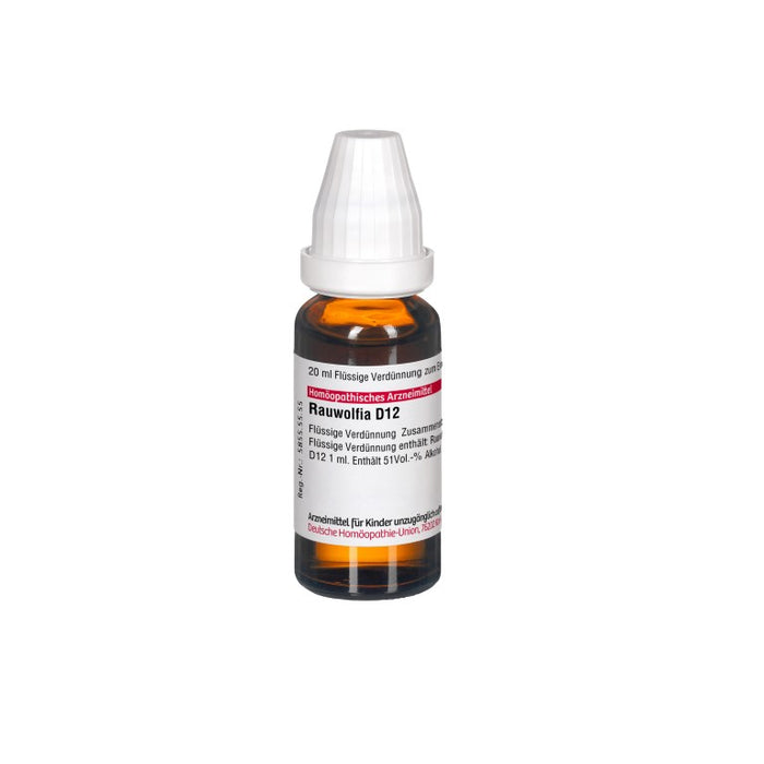 Rauwolfia D12 DHU Dilution, 20 ml Lösung