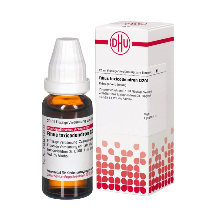 DHU Rhus toxicodendron D200 Dilution, 20 ml Lösung