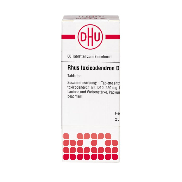 DHU Rhus toxicodendron D10 Tabletten, 80 St. Tabletten