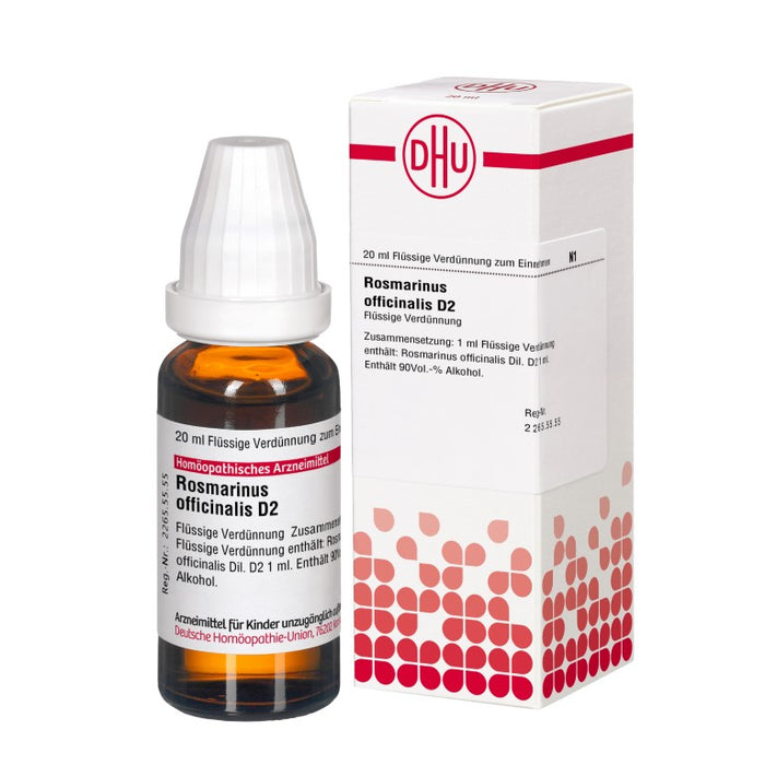 Rosmarinus officinalis D2 DHU Dilution, 20 ml Lösung