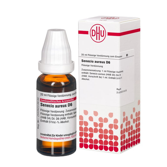 DHU Senecio aureus D6 Dilution, 20 ml Lösung