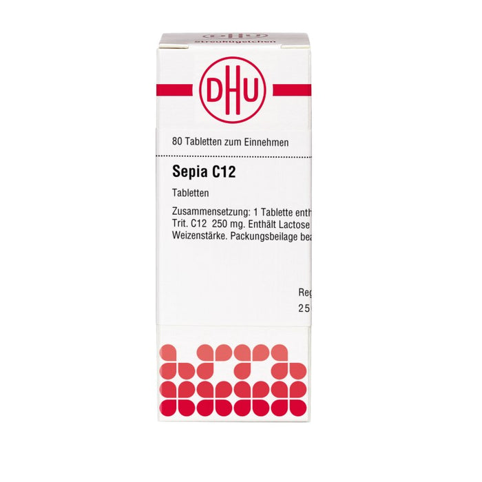 DHU Sepia C12 Tabletten, 80 St. Tabletten