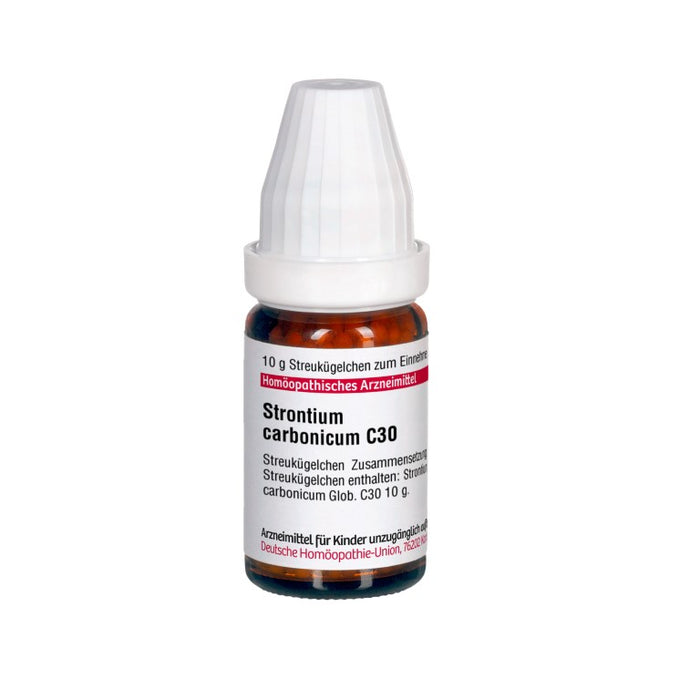 Strontium carbonicum C30 DHU Globuli, 10 g Globuli