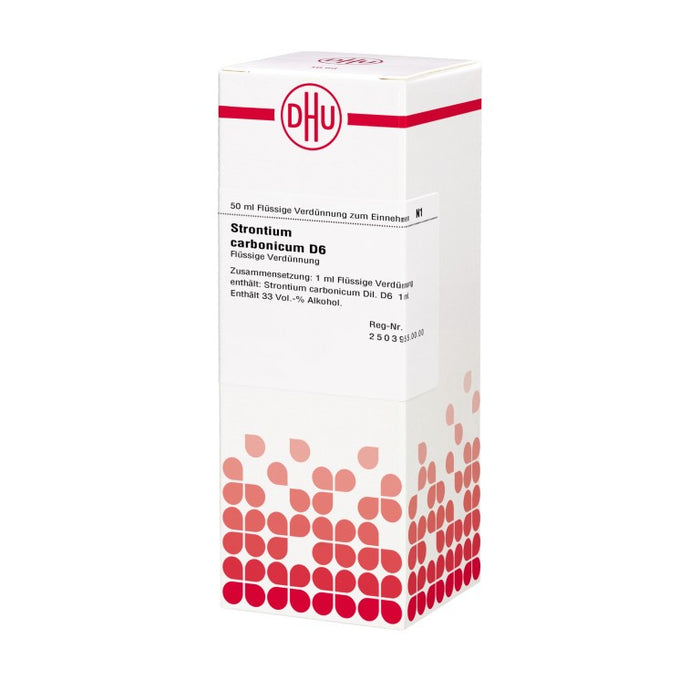 Strontium carbonicum D6 DHU Dilution, 50 ml Lösung