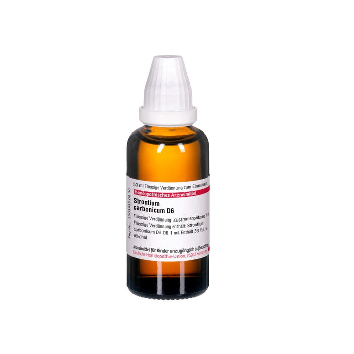 Strontium carbonicum D6 DHU Dilution, 50 ml Lösung