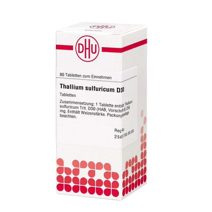 DHU Thallium sulfuricum D30 Tabletten, 80 St. Tabletten