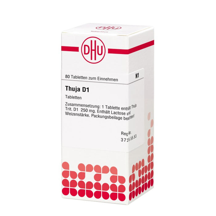 DHU Thuja D1 Tabletten, 80 St. Tabletten