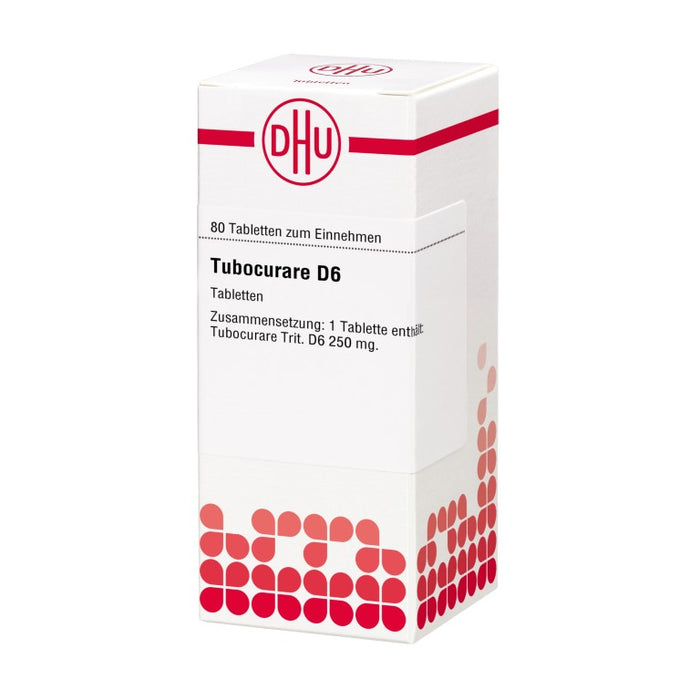 Tubocurare D6 DHU Tabletten, 80 St. Tabletten