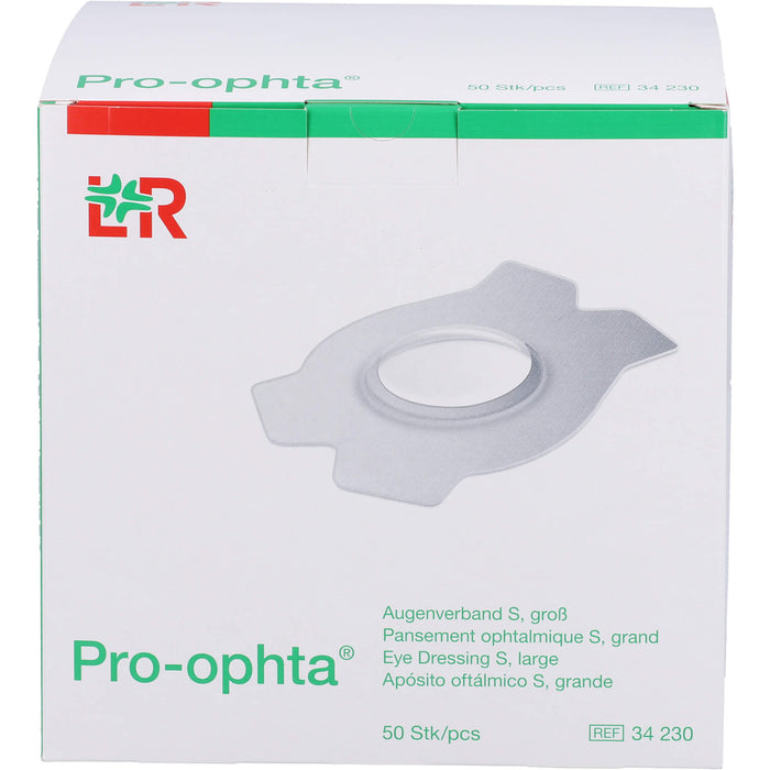 Pro Ophta Augenverband S groß, 50 St VER