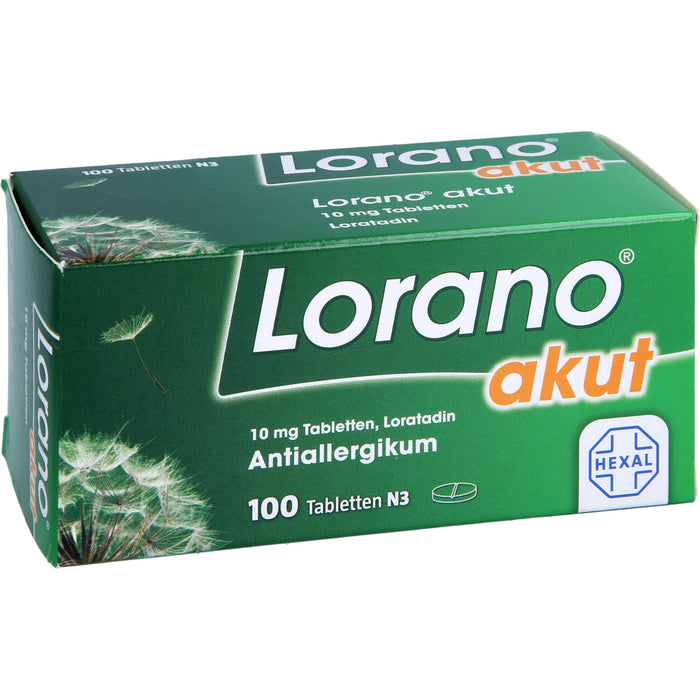 Lorano akut Tabletten, 100 St. Tabletten