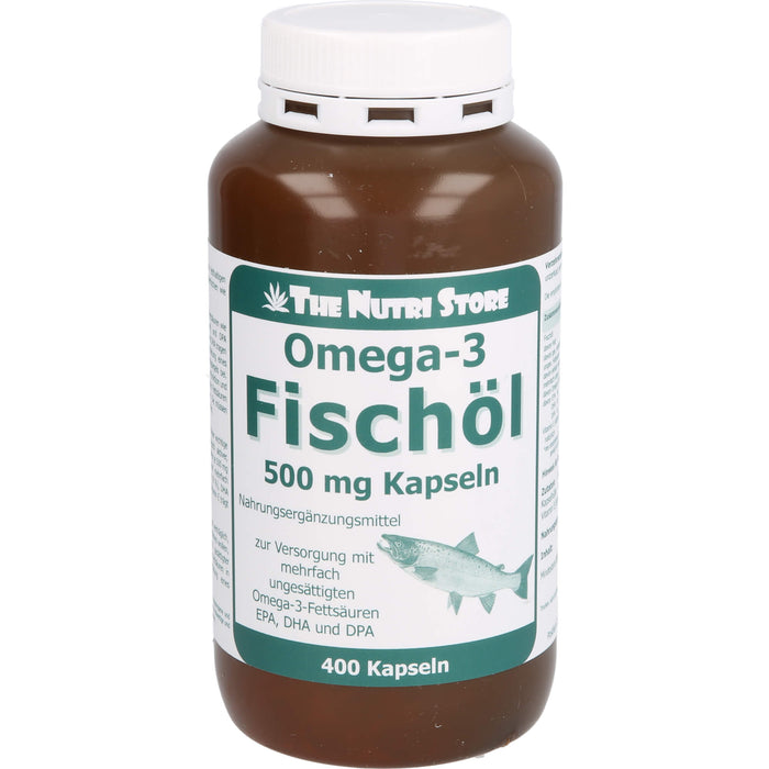 Omega-3 Fischöl Kapseln 500mg, 400 St KAP